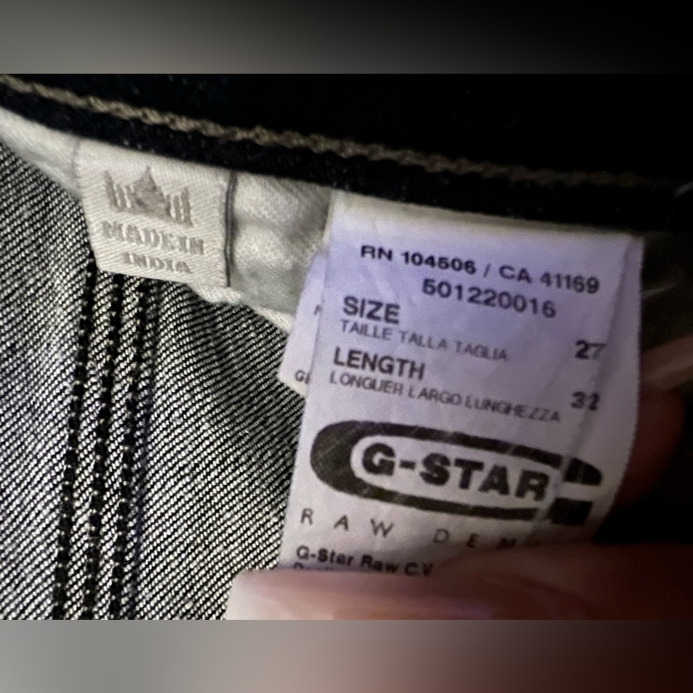 G star jeans size 27